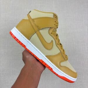 🌾 2023 Nike Dunk High "Wheat Gold" 10M